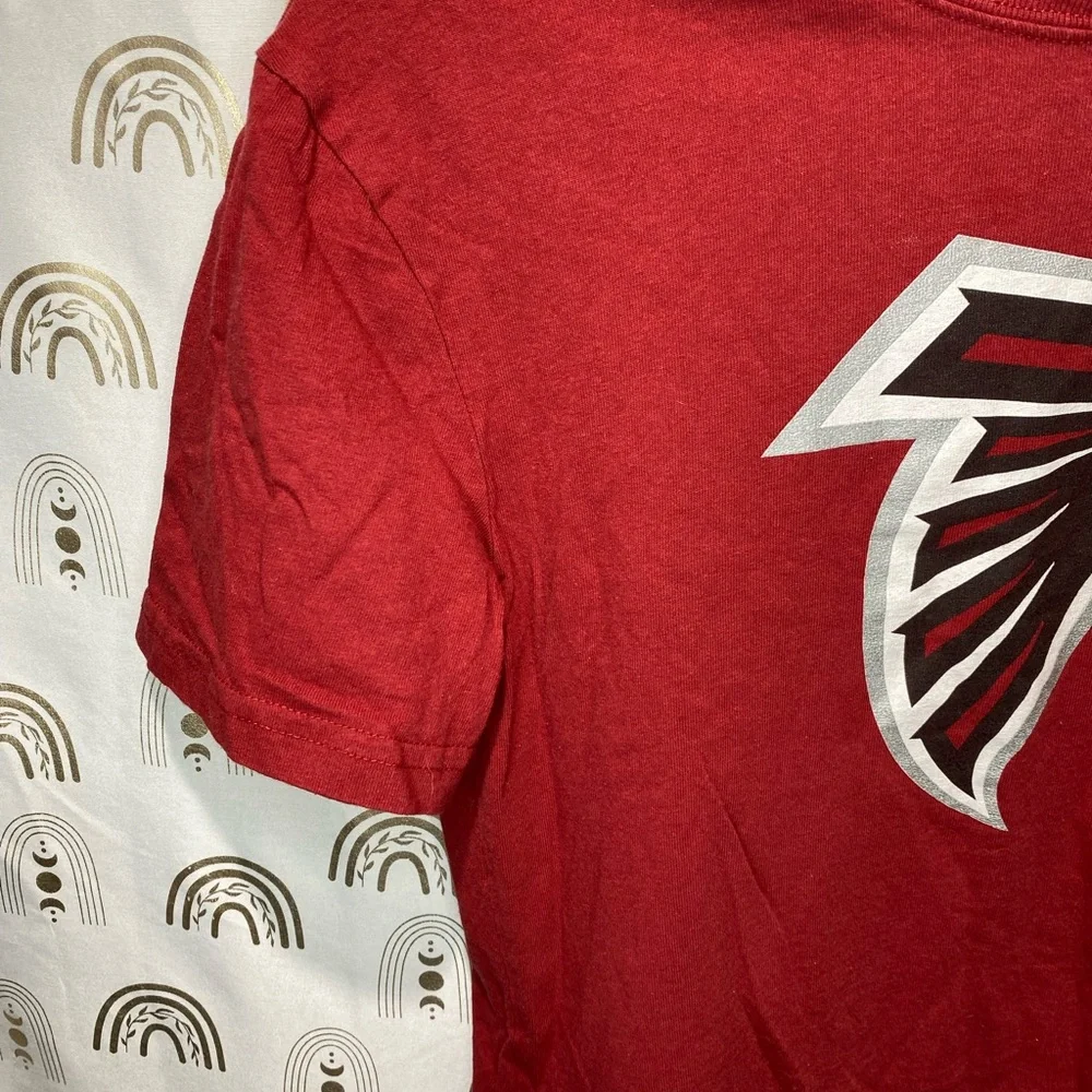 Adidas Red Short Sleeve Atlanta Falcons Tee